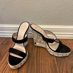 Emilio Pucci Flower Wedges